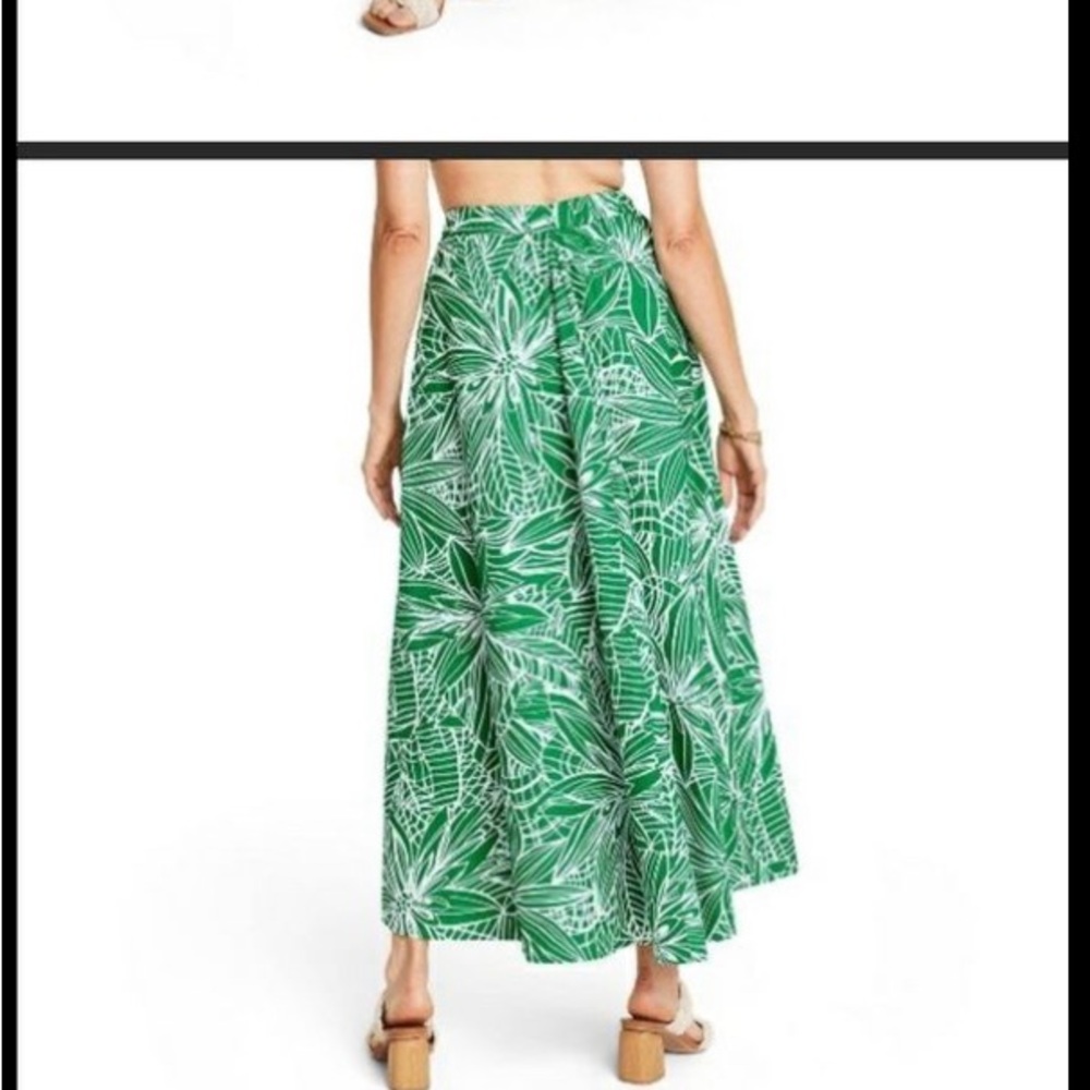 COPY - Tabitha Brown Linear Floral Maxi Skirt